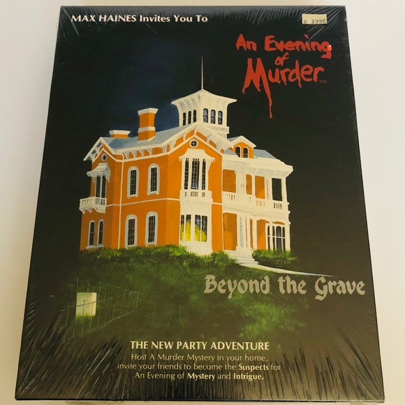 Murder mystery Party Game Beyond The Grave 1985 - Picture 1 of 6